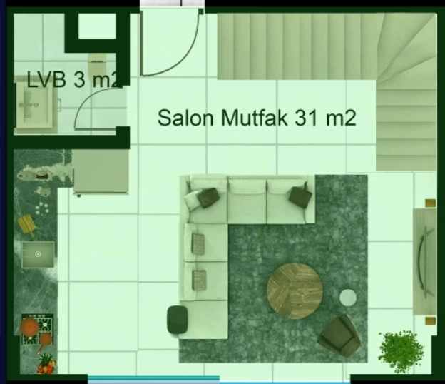 Блок А - 2+1 duplex