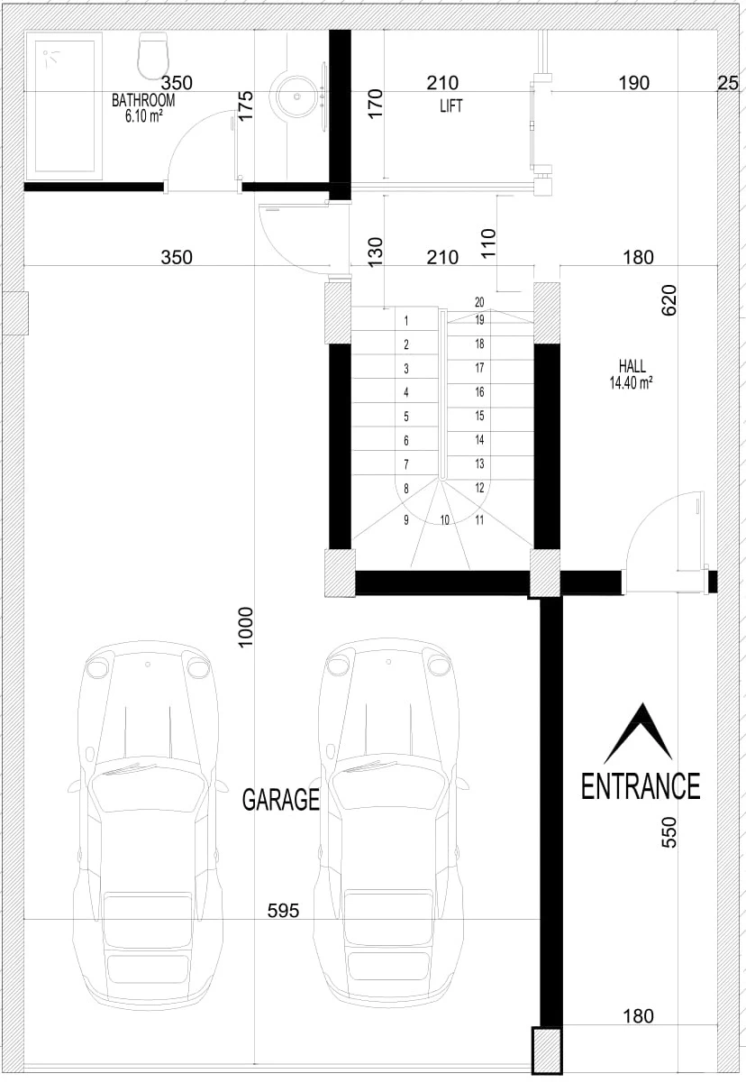 Блок C3 - 3+1 duplex