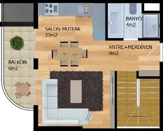 Блок А - 2+1 duplex