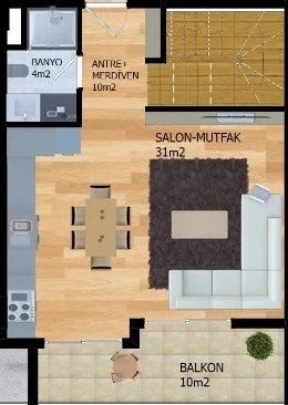 Блок А - 2+1 duplex