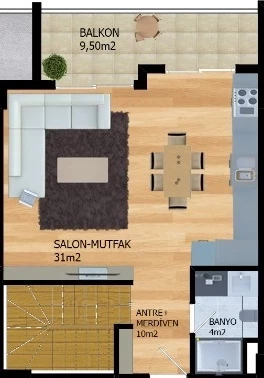 Блок А - 2+1 duplex