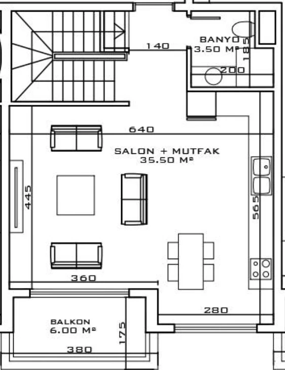 Блок А - 2+1 duplex
