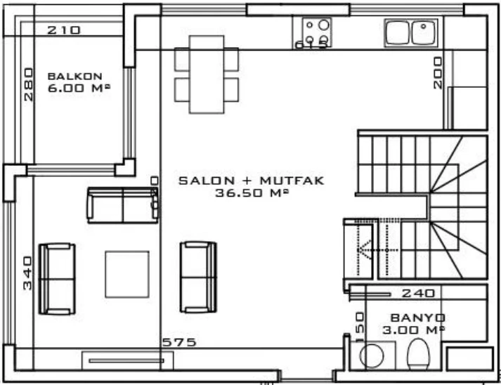 Блок А - 2+1 duplex