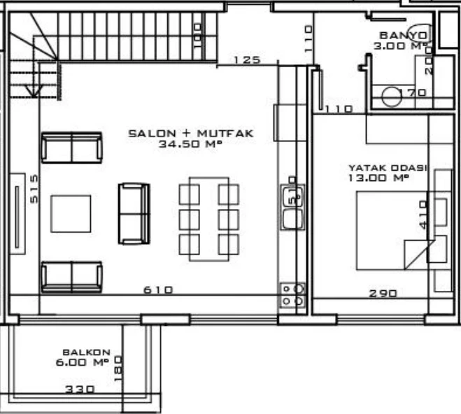 Блок C - 4+1 duplex