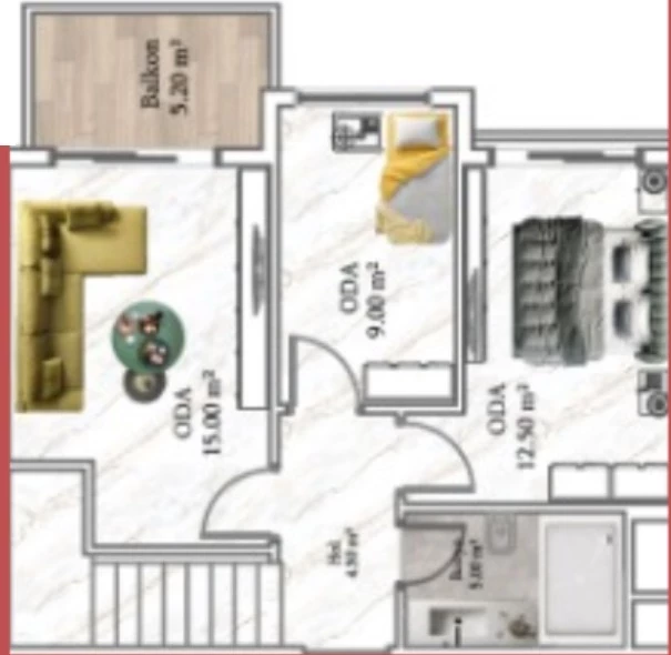 Блок 1 - 4+1 duplex