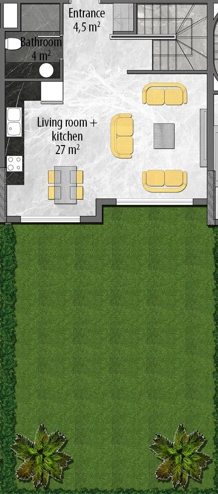 Блок С - 2+1 duplex