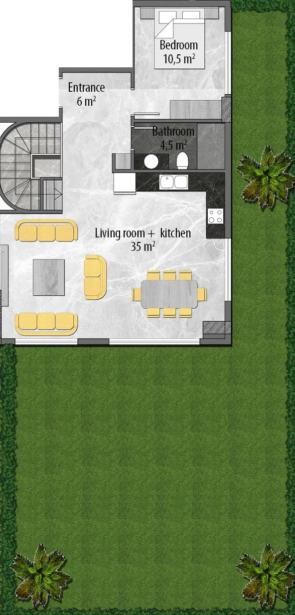 Блок С - 4+1 duplex