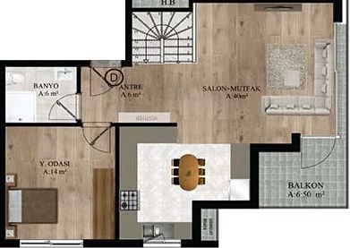 Блок А - 4+1 duplex