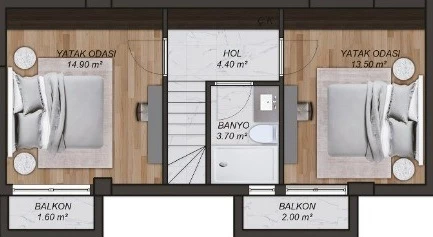 Блок А - 2+1 duplex