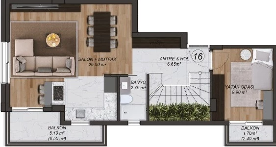 Блок А - 3+1 duplex