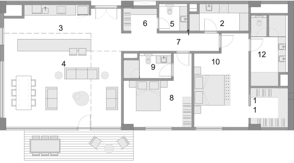 Блок Yalı Apartments - 2+1
