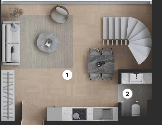 Блок А - 1+1 duplex