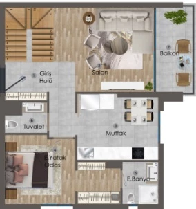 Блок В - 3+1 duplex