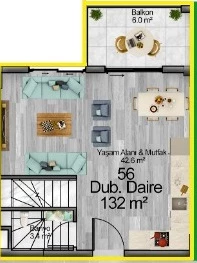 Блок А - 2+1 duplex