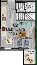 Блок А - 2+1 duplex