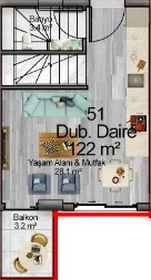 Блок А - 3+1 duplex