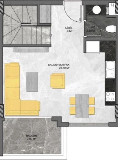 Блок А - 2+1 duplex