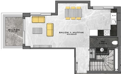 Блок А - 2+1 duplex