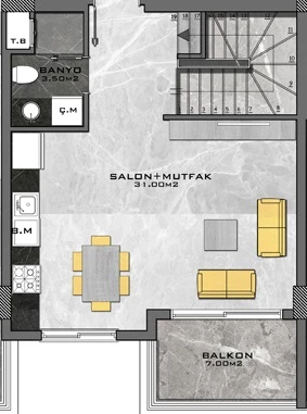 Блок А - 2+1 duplex