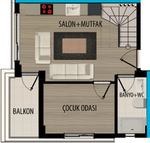 Блок А - 4+1 duplex